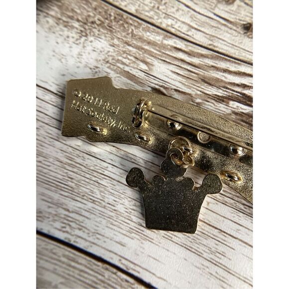 RED HAT SOCIETY Jewelry Bundle Necklace, 2 Bracelets, Pin/Brooch EUC Purple - Picture 4 of 13